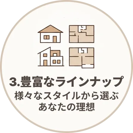 豊富なラインナップ様々なスタイルから選ぶあなたの理想